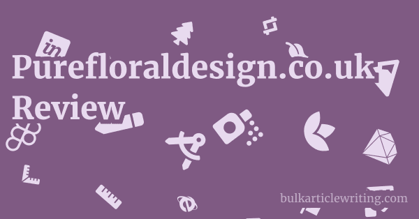 Purefloraldesign.co.uk Review 1 by