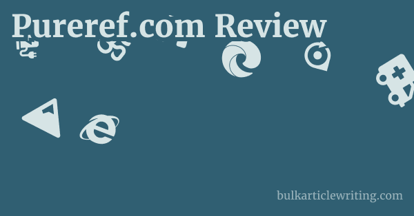 Pureref.com Review 1 by