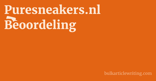Puresneakers.nl Beoordeling 1 by