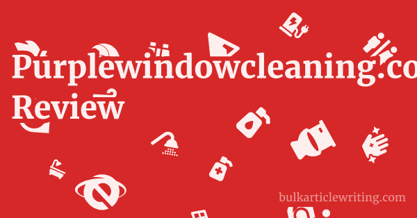 Purplewindowcleaning.co.uk Review 1 by