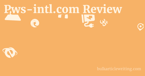 Pws-intl.com Review 1 by
