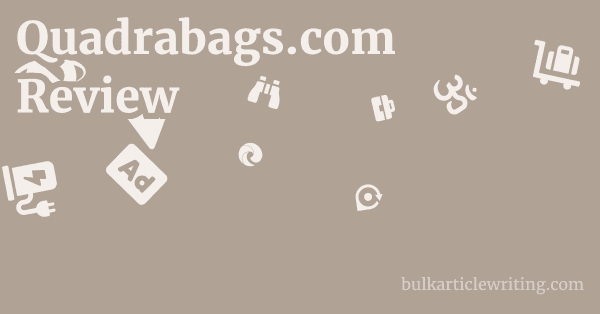 Quadrabags.com Review 1 by
