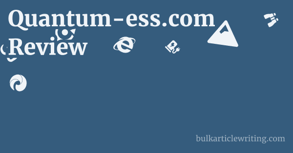 Quantum-ess.com Review 1 by