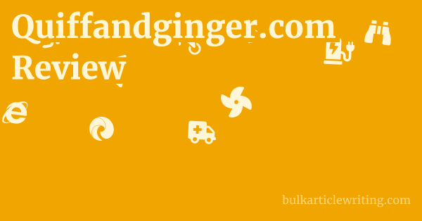 Quiffandginger.com Review 1 by