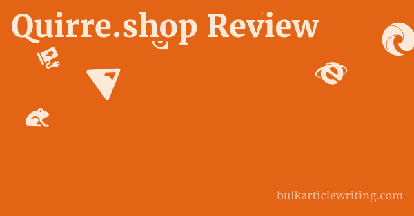 Quirre.shop Review 1 by