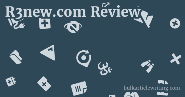 R3new.com Review 1 by