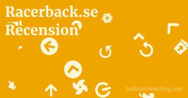 Racerback.se Recension 1 by