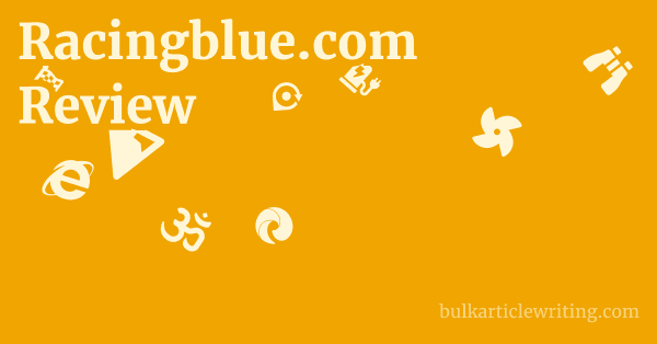 Racingblue.com Review 1 by