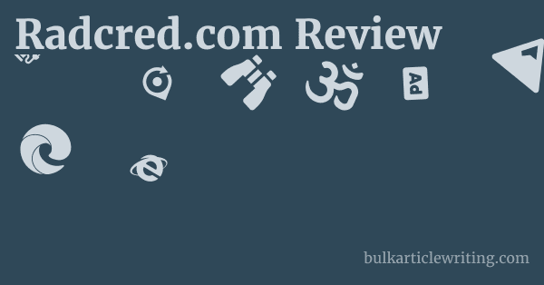 Radcred.com Review 1 by