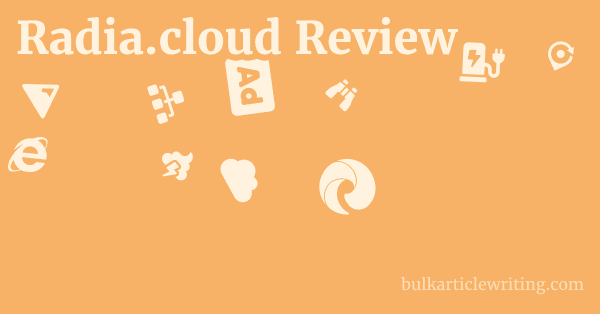 Radia.cloud Review 1 by Partners