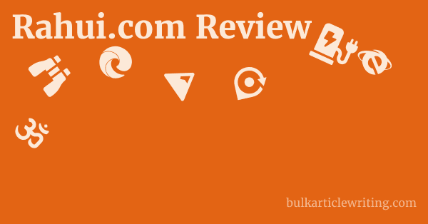 Rahui.com Review 1 by