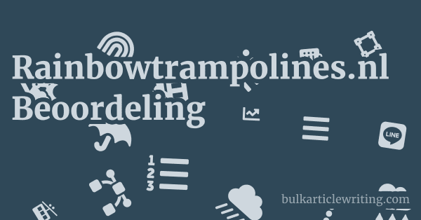 Rainbowtrampolines.nl Beoordeling 1 by Partners