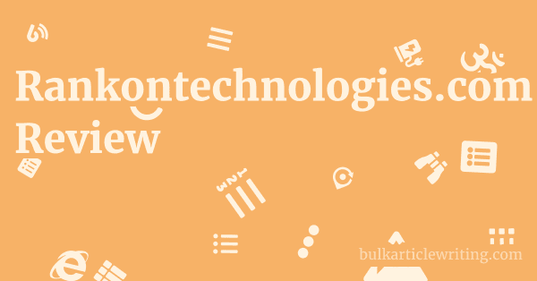 Rankontechnologies.com Review 1 by