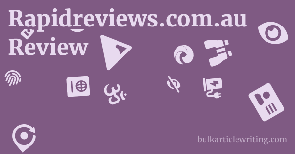 Rapidreviews.com.au Review 1 by