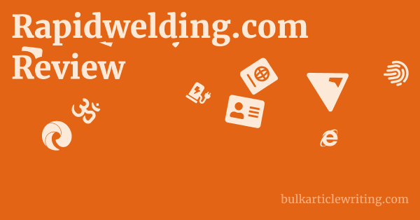 Rapidwelding.com Review 1 by