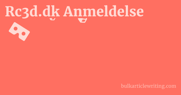 Rc3d.dk Anmeldelse 1 by