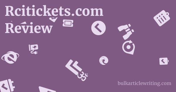 Rcitickets.com Review 1 by