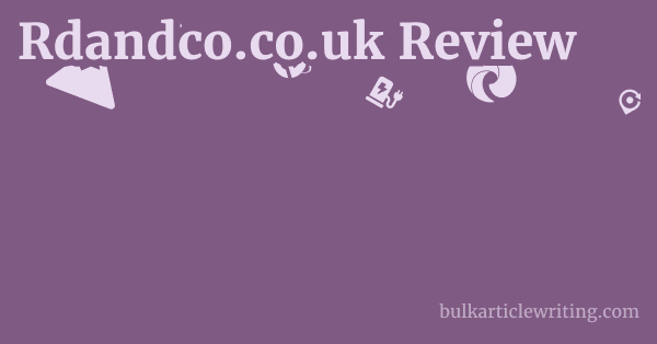 Rdandco.co.uk Review 1 by Partners