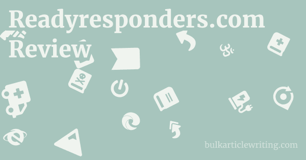 Readyresponders.com Review 1 by