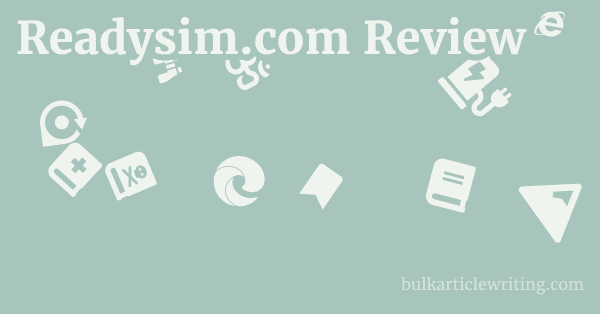 Readysim.com Review 1 by