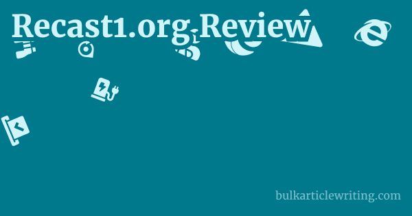 Recast1.org Review 1 by