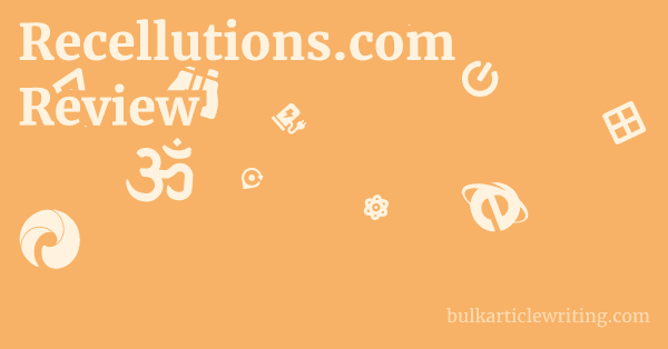 Recellutions.com Review 1 by