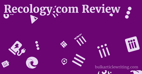 Recology.com Review 1 by