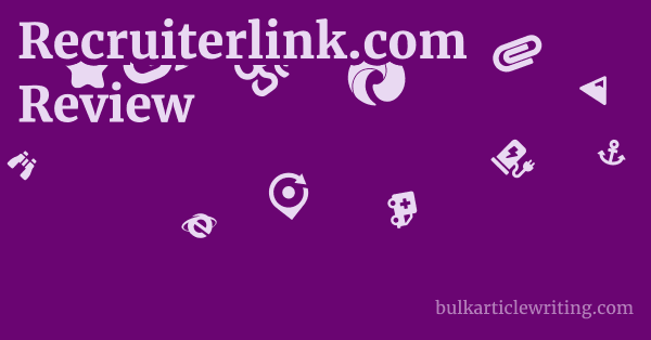 Recruiterlink.com Review 1 by