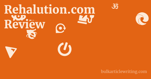Rehalution.com Review 1 by