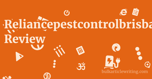 Reliancepestcontrolbrisbane.com.au Review 1 by Partners