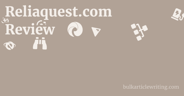 Reliaquest.com Review 1 by