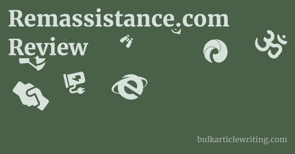Remassistance.com Review 1 by Partners