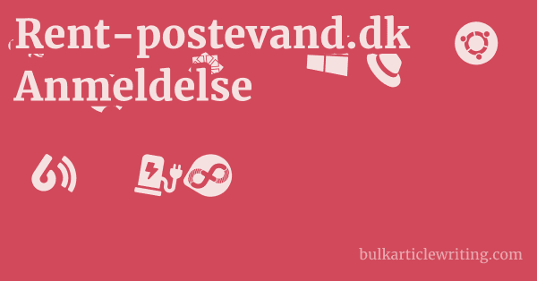 Rent-postevand.dk Anmeldelse 1 by
