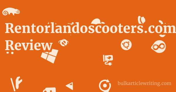 Rentorlandoscooters.com Review 1 by