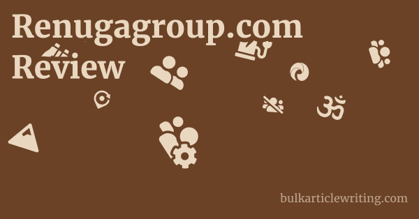 Renugagroup.com Review 1 by