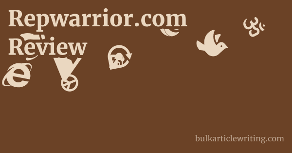 Repwarrior.com Review 1 by