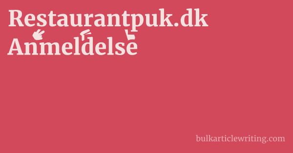 Restaurantpuk.dk Anmeldelse 1 by Partners