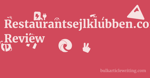 Restaurantsejlklubben.com Review 1 by