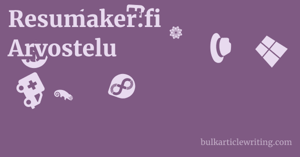 Resumaker.fi Arvostelu 1 by Partners
