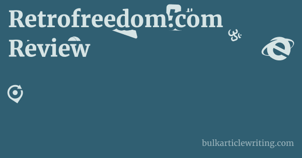Retrofreedom.com Review 1 by Partners