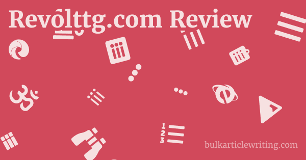 Revolttg.com Review 1 by