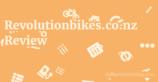 Revolutionbikes.co.nz Review