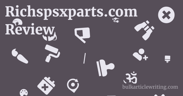 Richspsxparts.com Review 1 by