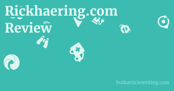 Rickhaering.com Review 1 by