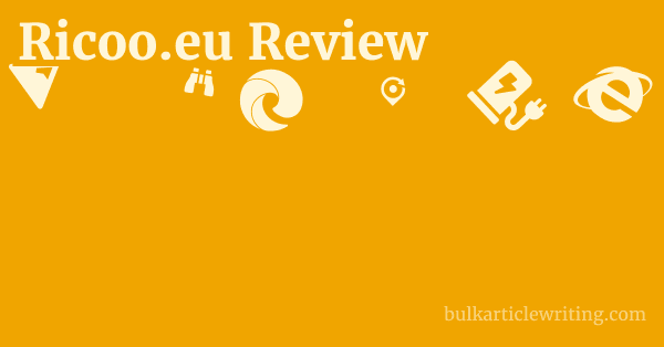 Ricoo.eu Review 1 by Partners