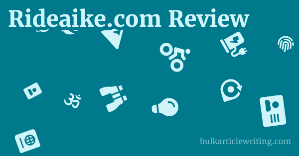 Rideaike.com Review 1 by