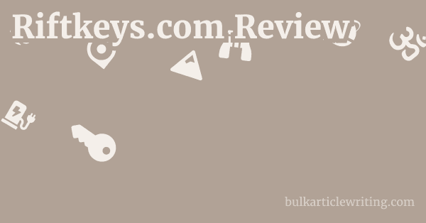 Riftkeys.com Review 1 by