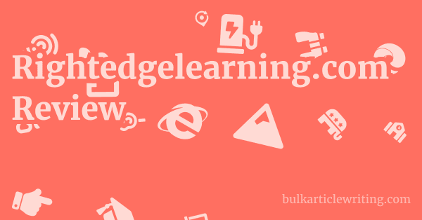 Rightedgelearning.com Review 1 by