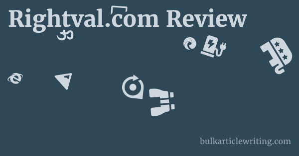 Rightval.com Review 1 by