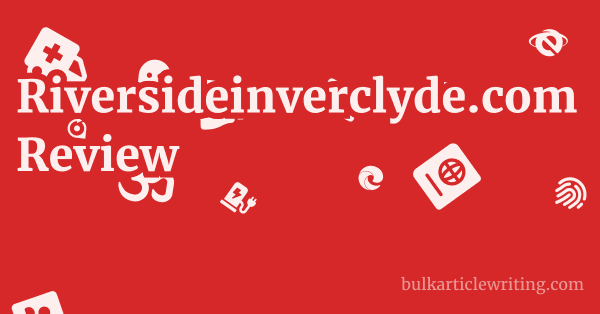 Riversideinverclyde.com Review 1 by